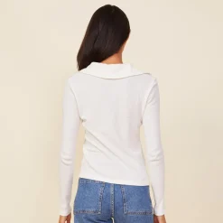 Long Sleeve*MONROW Baby Thermal Long Sleeve Polo NATURAL