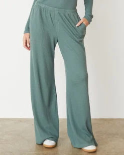 Pants|Sweats*MONROW Baby Thermal Wide Leg Pant CACTUS