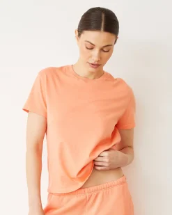 Tees*MONROW Basic Crew Neck Tee SORBET