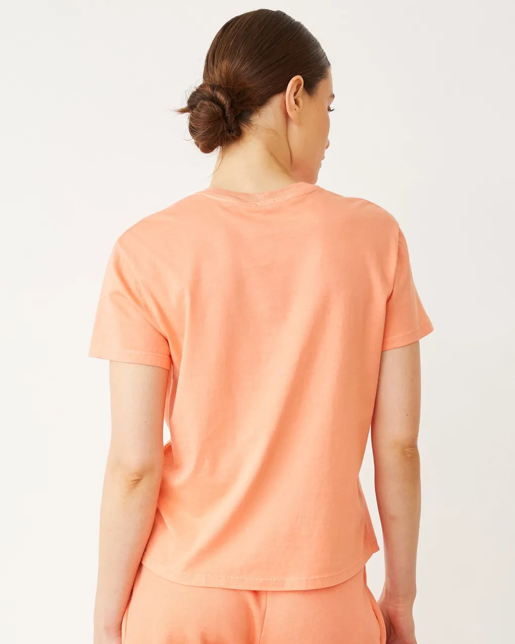 Tees*MONROW Basic Crew Neck Tee SORBET