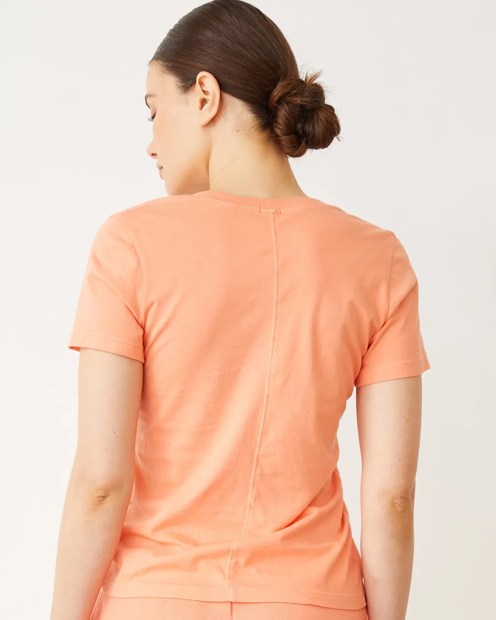 Tees*MONROW Basic V Neck SORBET