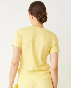 Tees*MONROW Basic V Neck LEMON