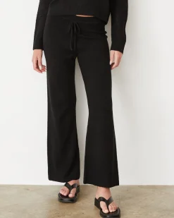 Sets|Pants*MONROW Boucle Knit Relaxed Pant BLACK