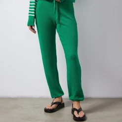 Sweats*MONROW Boucle Knit Vintage Sweat PARSLEY