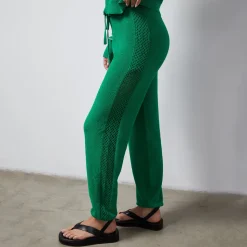 Sweats*MONROW Boucle Knit Vintage Sweat PARSLEY