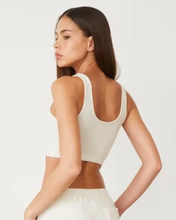 Travel Essentials|Sets*MONROW Brushed Rib Bralette NATURAL