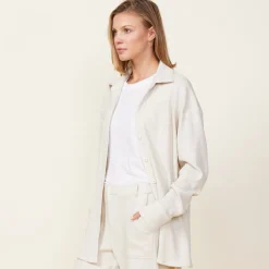 Jackets*MONROW Brushed Thermal Shirt ASH