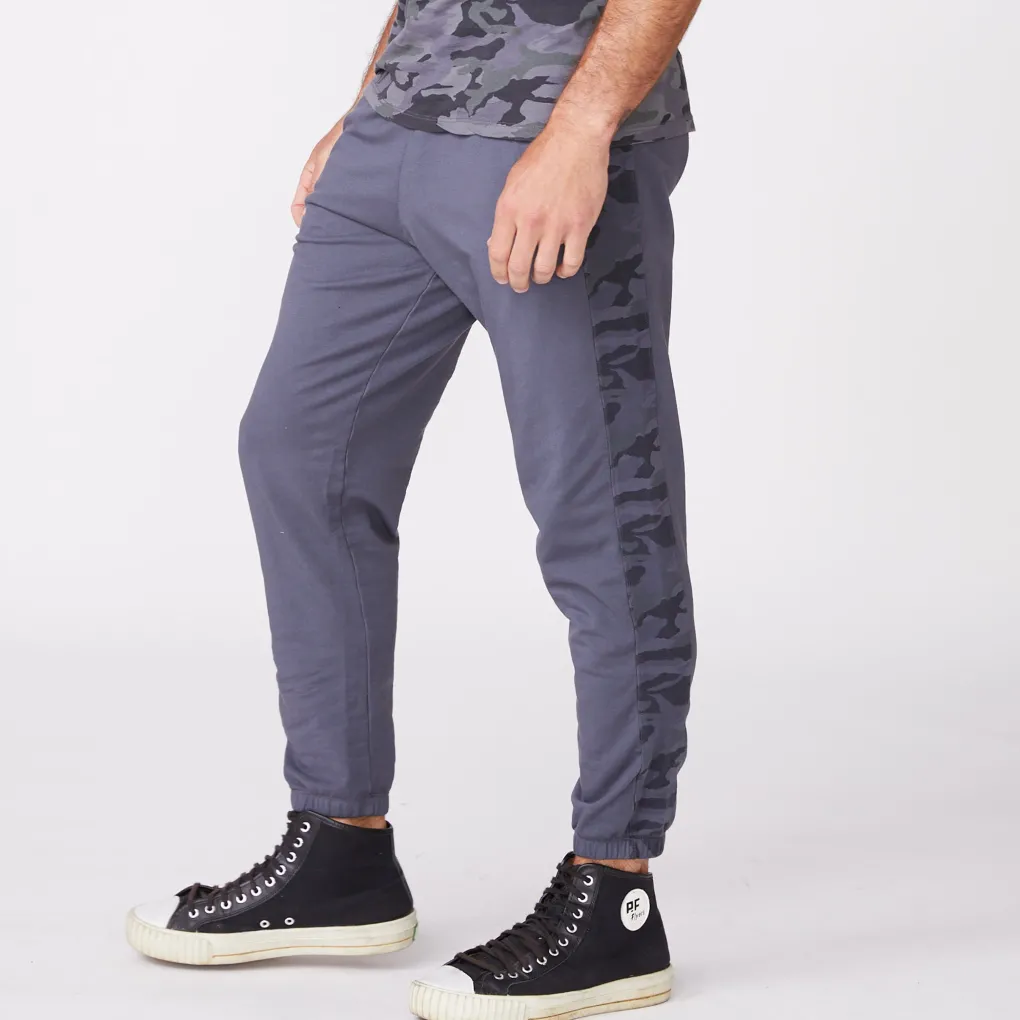 Men's Bottoms*MONROW Camo Stripe Lounge Sweats VINTAGEBLACK