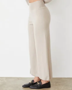 Travel Essentials|Sets*MONROW Cashmere Crop Pant CHALK