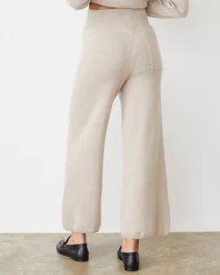 Travel Essentials|Sets*MONROW Cashmere Crop Pant CHALK