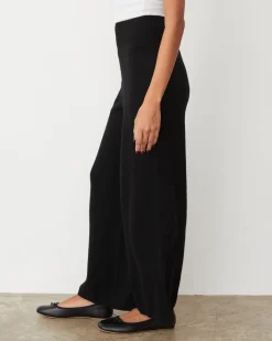 Travel Essentials|Sets*MONROW Cashmere Crop Pant BLACK