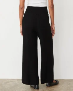 Travel Essentials|Sets*MONROW Cashmere Crop Pant BLACK