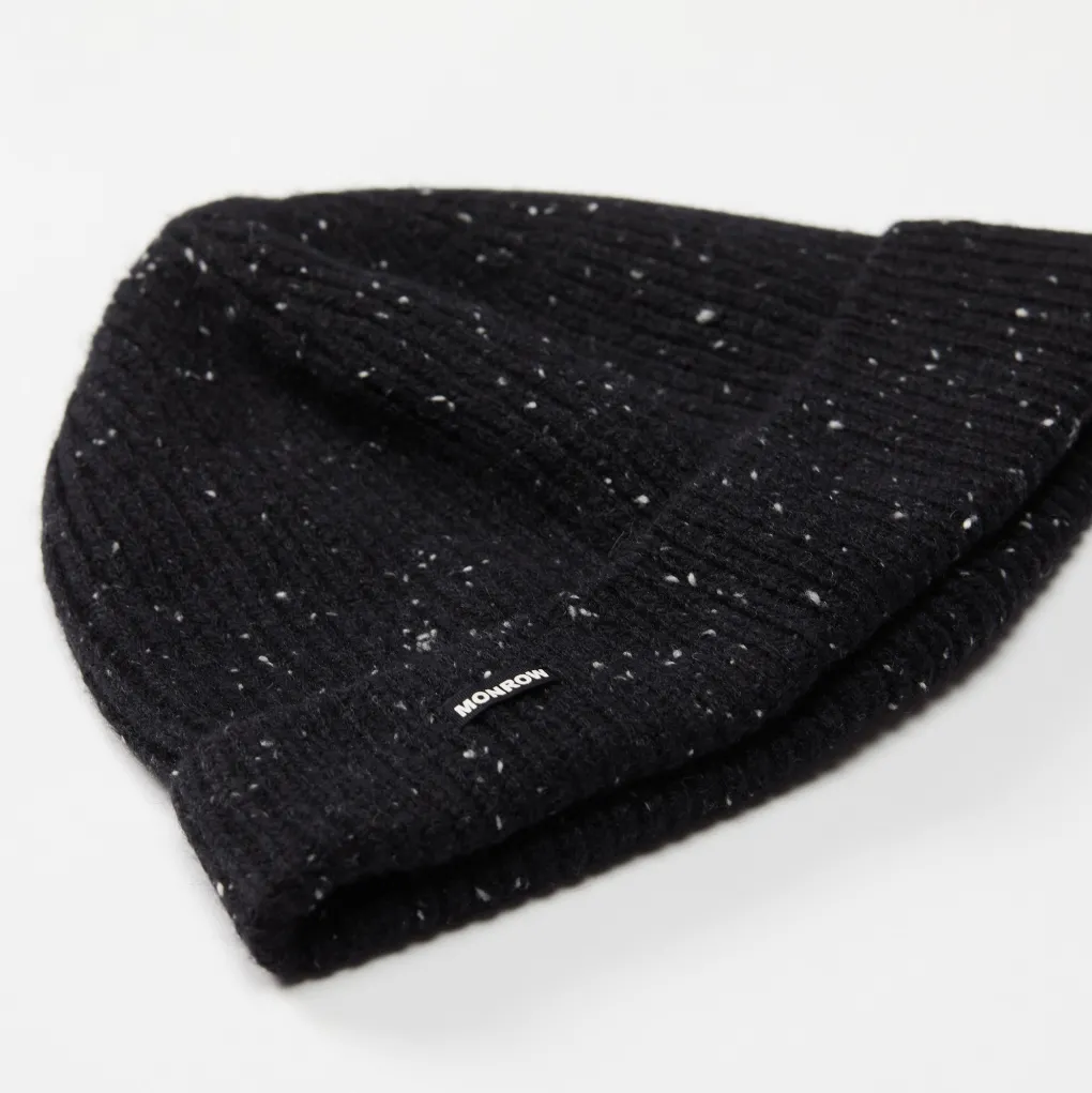 Accessories*MONROW Cashmere Neps Beanie Gift Set BLACK