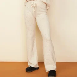 Sweats*MONROW Cashmere Neps Lounge Sweats CREAM