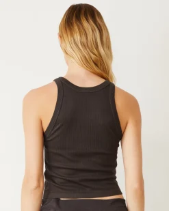 Tanks*MONROW Crop Ultimate Tank WASHEDBLACK