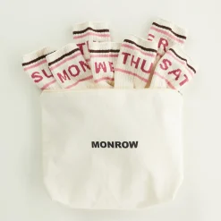 Accessories|Socks*MONROW Days Of The Week Organic Cotton Sock Set IVORY