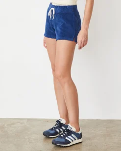 Terry|Shorts*MONROW Diamond Terry Cloth Vintage Short NAVY