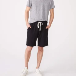 Mens Sale|Men's Sale*MONROW Elastic Waist Shorts BLACK