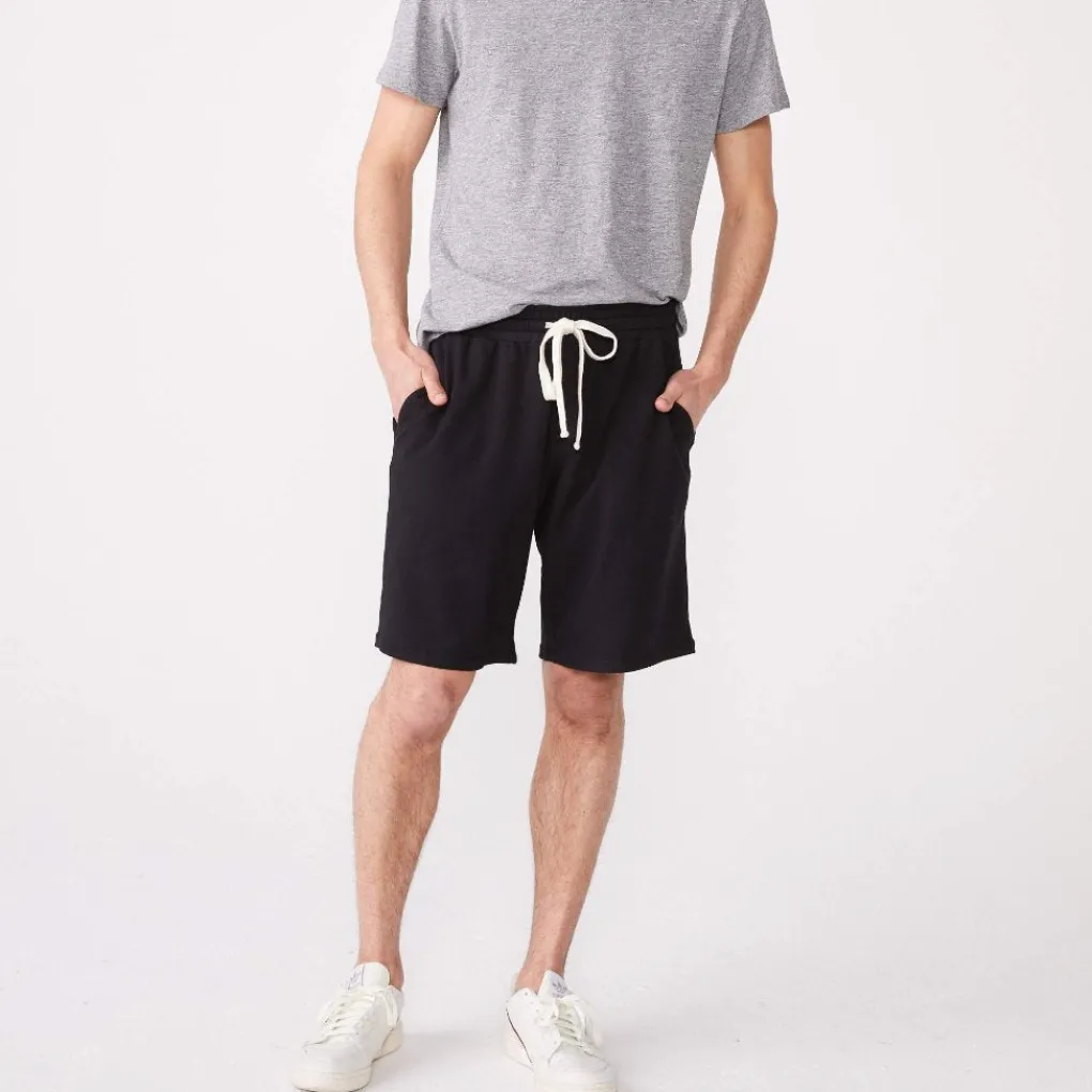 Mens Sale|Men's Sale*MONROW Elastic Waist Shorts BLACK