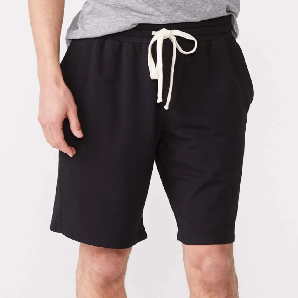 Mens Sale|Men's Sale*MONROW Elastic Waist Shorts BLACK