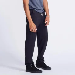 Men's Bottoms|Mens Sale*MONROW Fleece Trouser Sweats BLACK