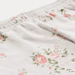 Kids*MONROW Kids Elastic Waist Sweats With Floral Print DOVEGREY