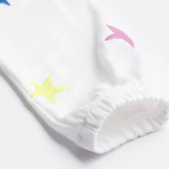 Kids*MONROW Kids Embroidered Color Stars Elastic Waist Sweats NATURAL