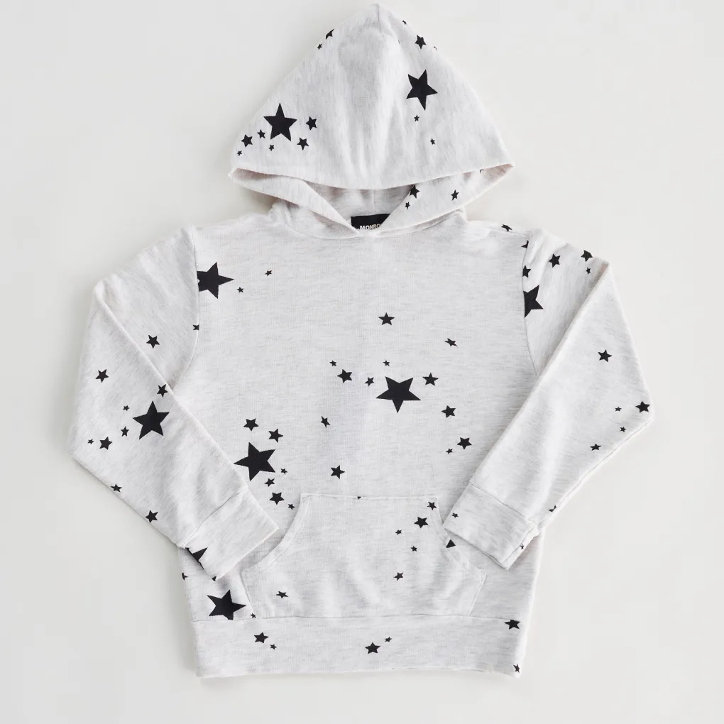 Kids*MONROW Kids Supersoft Stardust Pullover Hoody ASH