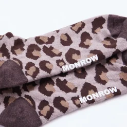 Socks|Accessories*MONROW Leopard Calf Socks ICEDCOFFEE