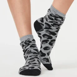 Socks|Accessories*MONROW Leopard Calf Socks HEATHERGREY