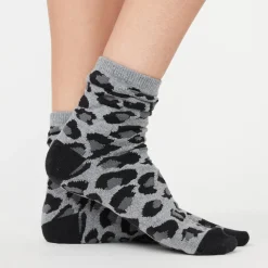 Socks|Accessories*MONROW Leopard Calf Socks HEATHERGREY
