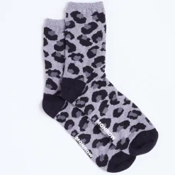 Socks|Accessories*MONROW Leopard Calf Socks HEATHERGREY