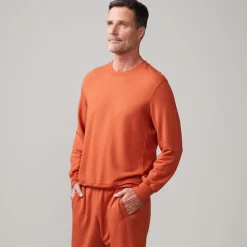 Mens Sale|Men's Sale*MONROW Lounge Sweatshirt FADEDRUST