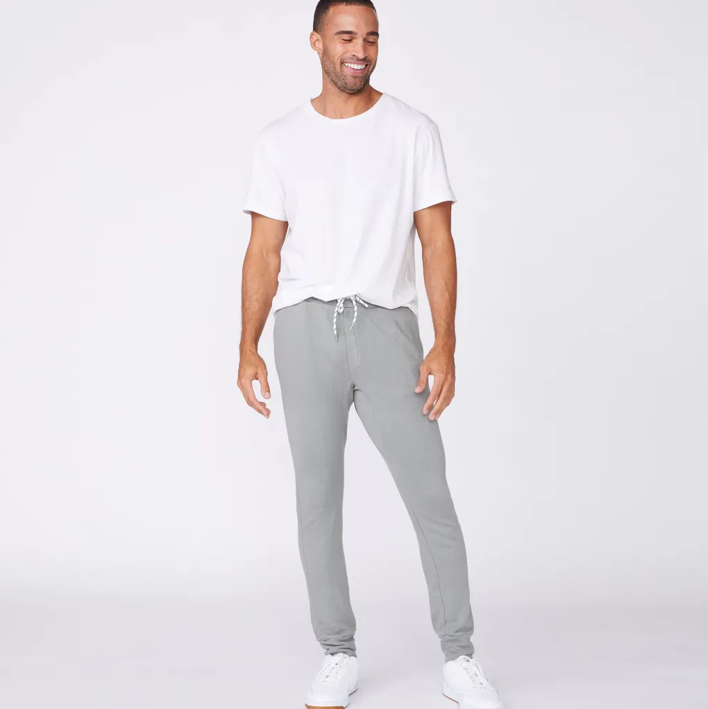 Men's Bottoms|Mens Sale*MONROW Men's Bungee Cord Joggers - Color GUNMETAL