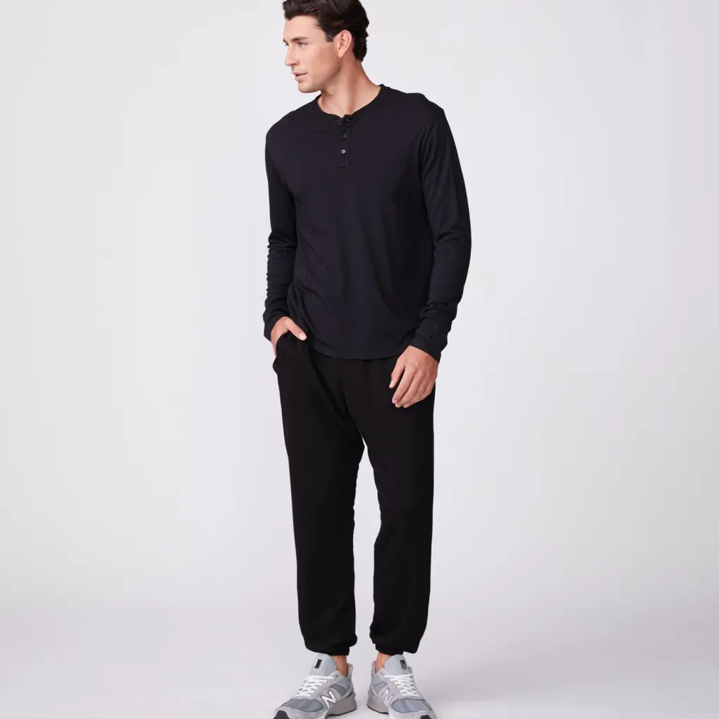 Men's Bottoms|Mens Sale*MONROW Men's Lounge Sweats - Color BLACK