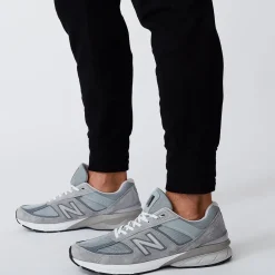 Men's Bottoms|Mens Classics*MONROW Men's Supersoft Fleece Jogger - Color BLACK