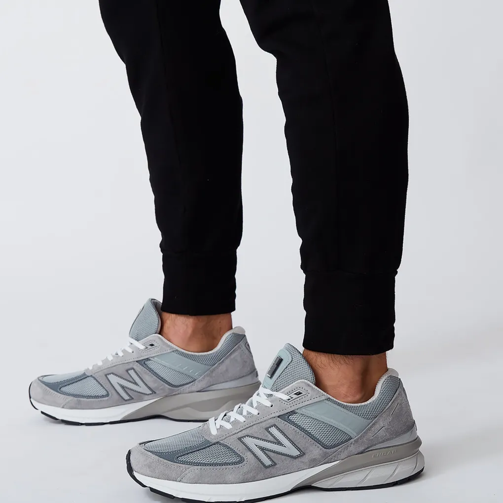 Men's Bottoms|Mens Classics*MONROW Men's Supersoft Fleece Jogger - Color BLACK