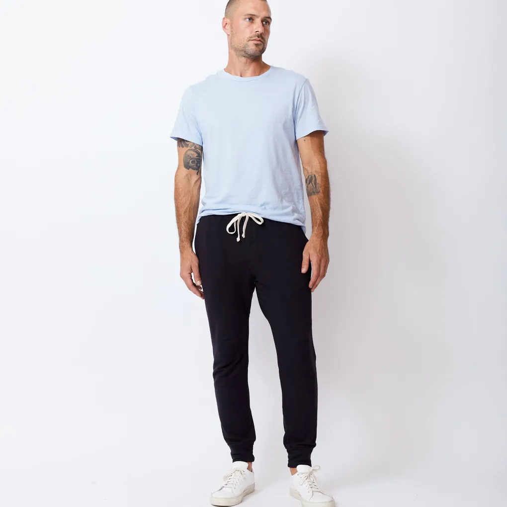 Men's Bottoms*MONROW Men's Supersoft Fleece Joggers - Faded Black Color FADEDBLACK