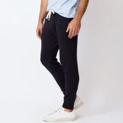 Men's Bottoms*MONROW Men's Supersoft Fleece Joggers - Faded Black Color FADEDBLACK