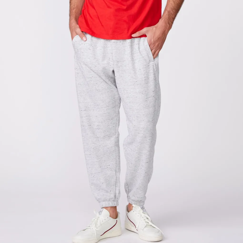 Men's Bottoms|Mens Sale*MONROW Men's Vintage Weekend Sweats - Heather Grey HEATHERGREY