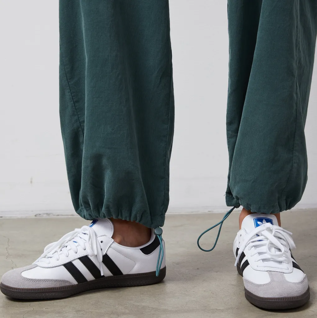 Pants*MONROW Mini Corduroy Parachute Pant CACTUS