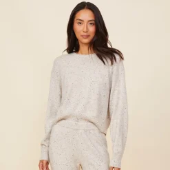 Sweaters*MONROW Neps Cmere Crew Neck Sweater ASH