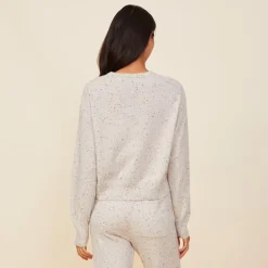 Sweaters*MONROW Neps Cmere Crew Neck Sweater ASH