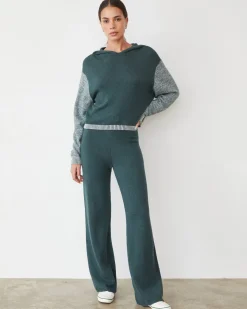 Travel Essentials|Sets*MONROW Organic Cotton Cashmere Hooded Sweater SEAMOSS