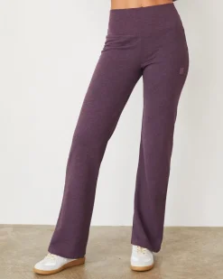Travel Essentials|Sets*MONROW Original Fleece Flare Pant HEATHEREDGRAPE