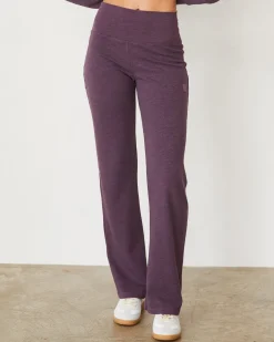 Travel Essentials|Sets*MONROW Original Fleece Flare Pant HEATHEREDGRAPE
