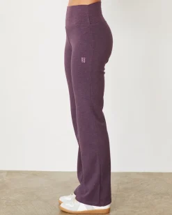 Travel Essentials|Sets*MONROW Original Fleece Flare Pant HEATHEREDGRAPE