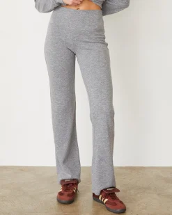 Travel Essentials|Sets*MONROW Original Fleece Flare Pant GRANITE