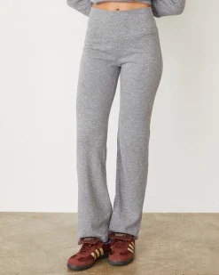 Travel Essentials|Sets*MONROW Original Fleece Flare Pant GRANITE