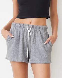 Sets|Shorts*MONROW Original Fleece Ultimate Short GRANITE